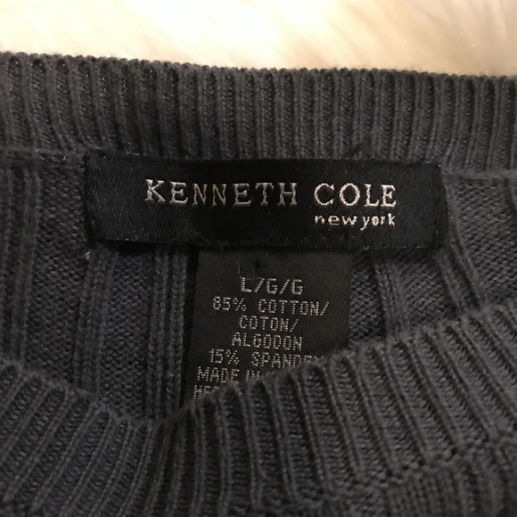 Cropped grey Kenneth Cole long sleeve - Picture 3 of 3